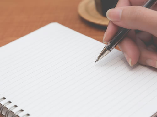 臭気測定の結果をメモする